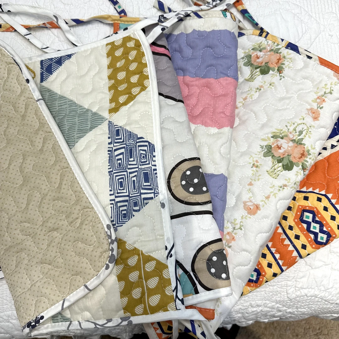 小床盖纯棉斜纹40cm防滑简约布艺全棉小垫加绑绳全棉宠物垫脏脏毯