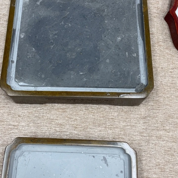 砖雕淡*金砖茶盘茶具套装