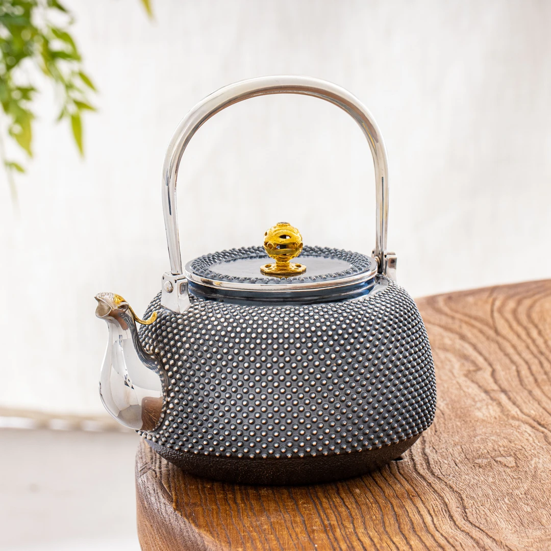 蜂鸟工坊 大师壶 做旧兽口镂空钮铆钉提梁壶 SWA2091