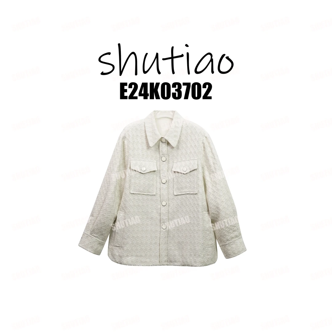 【SHUTIAO】2025冬季：新款小众设计款外套E24K03702