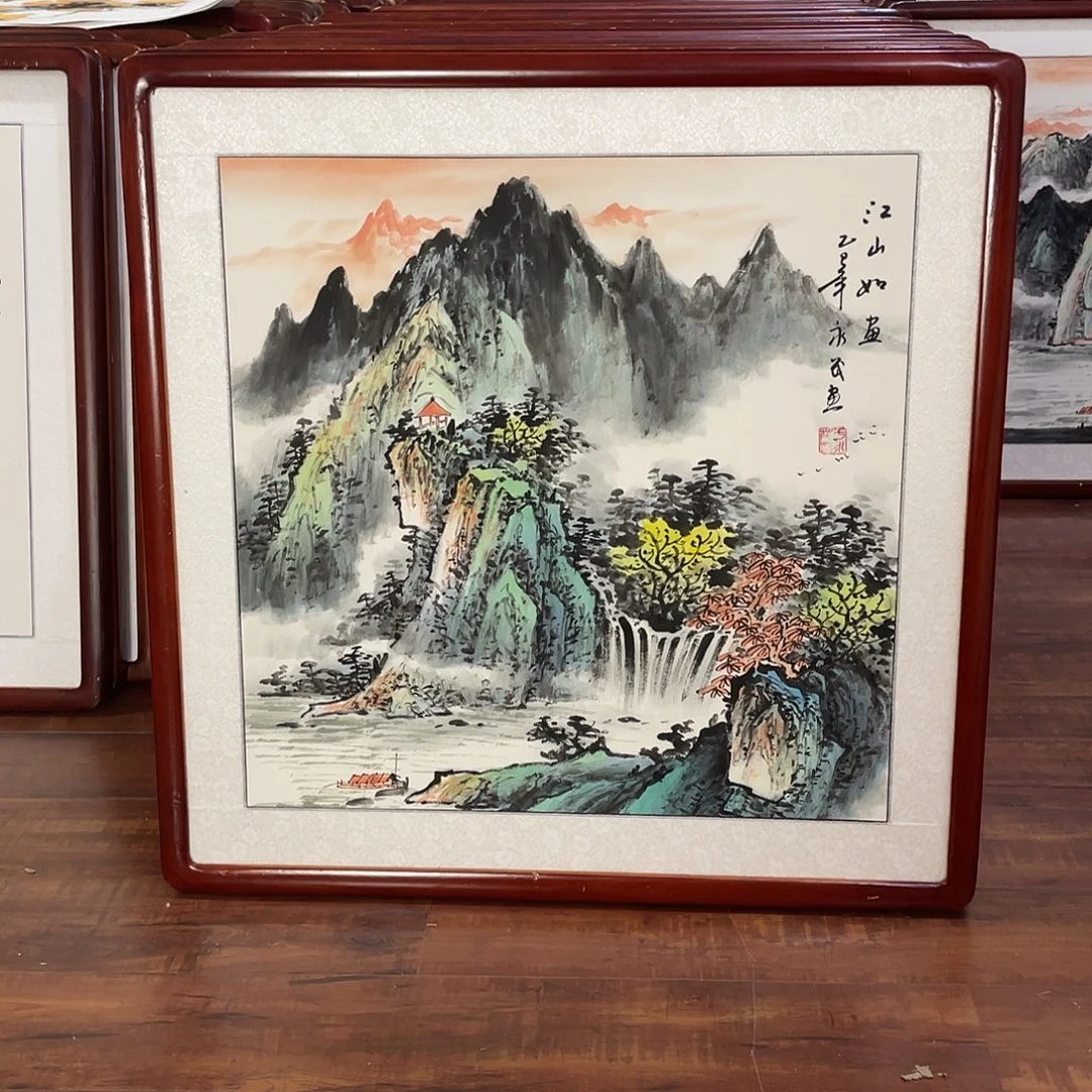 国画带框尺寸63*63厘米