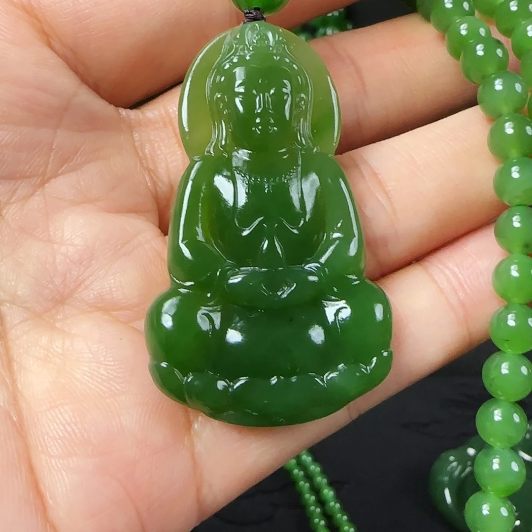 和田玉（碧玉）未镶嵌颈饰