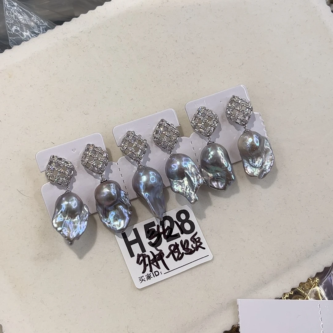 耳饰合金淡水珍珠多样性发货3发1