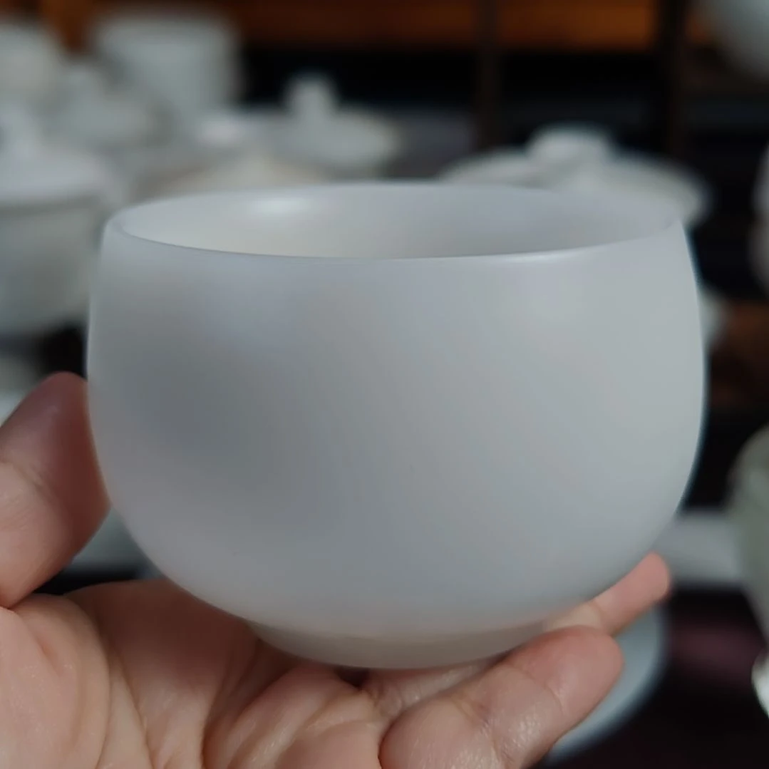 冰种素烧大容量主人杯180ml