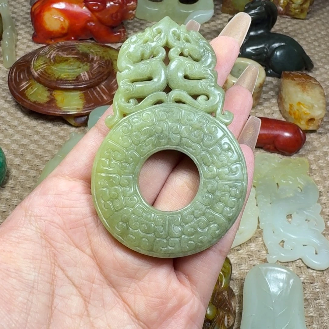 吊坠白玉菩提挂件