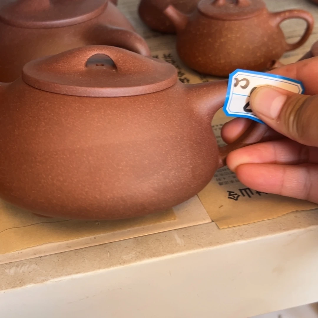 紫砂茶壶紫泥半手工450cc左右瑕疵