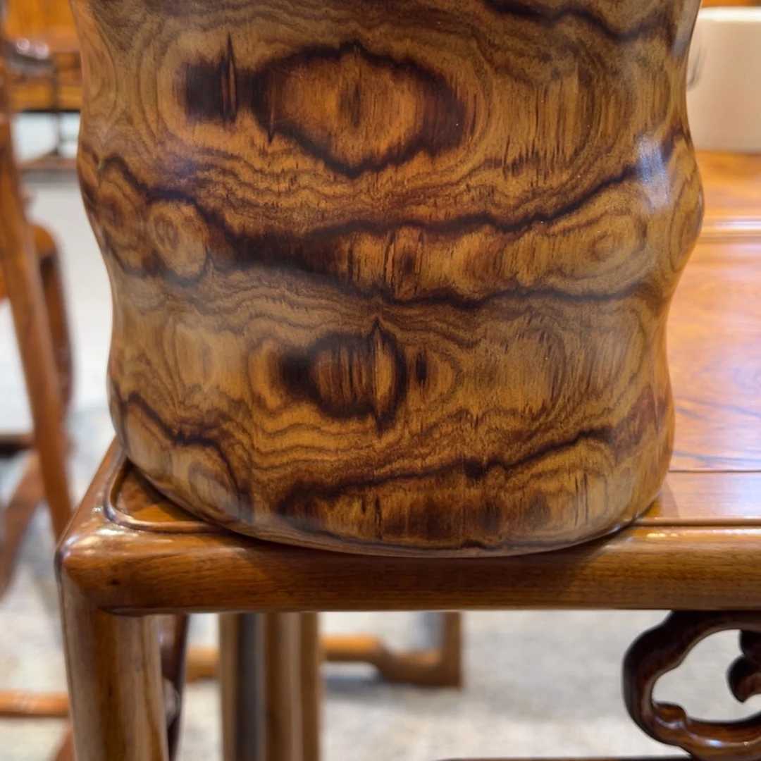 木郭*笔筒工艺品摆件