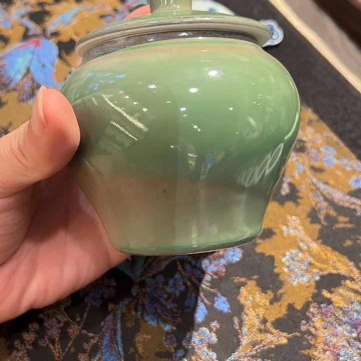 纯手工胎高温颜色釉茶叶罐