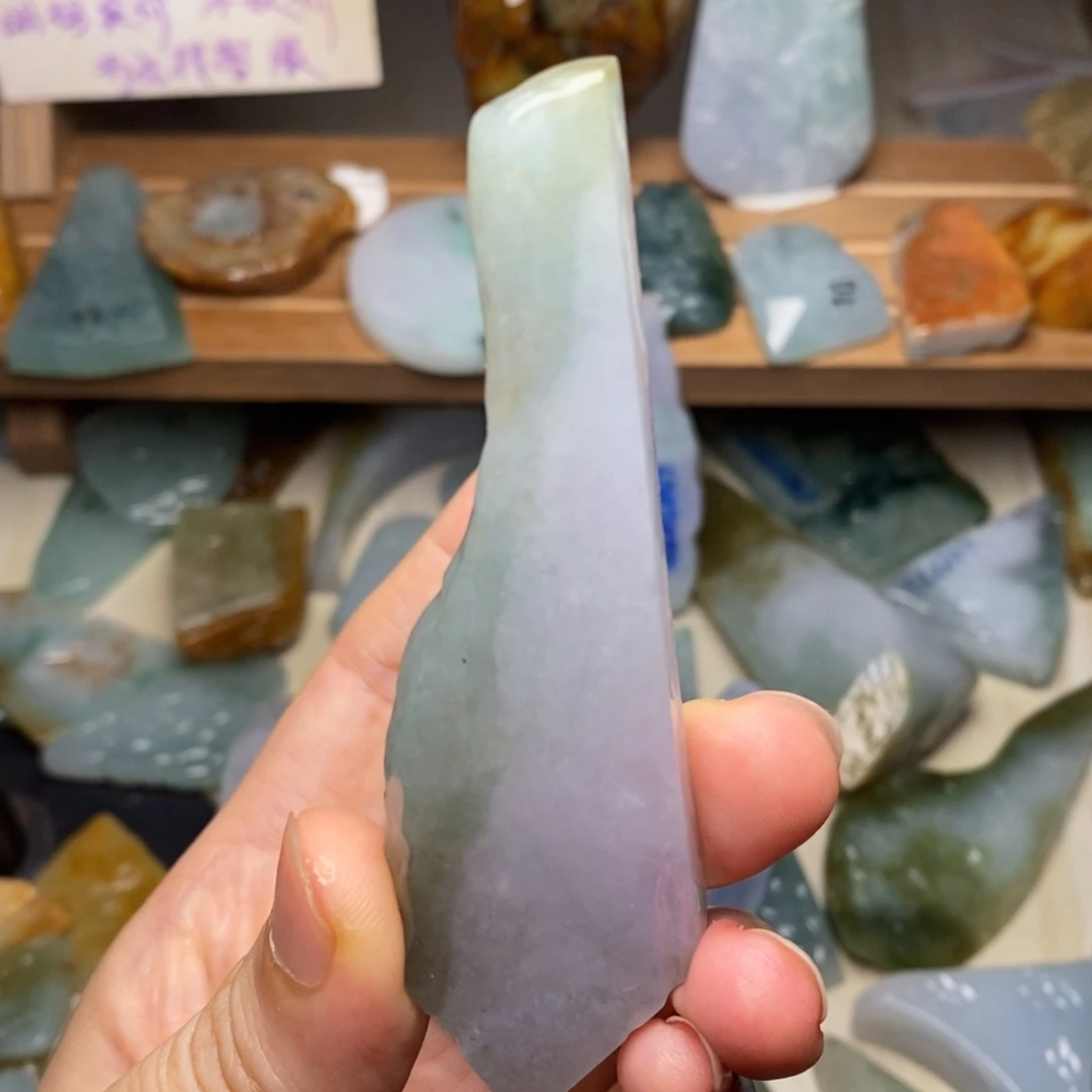 翡翠未镶嵌颈饰天然