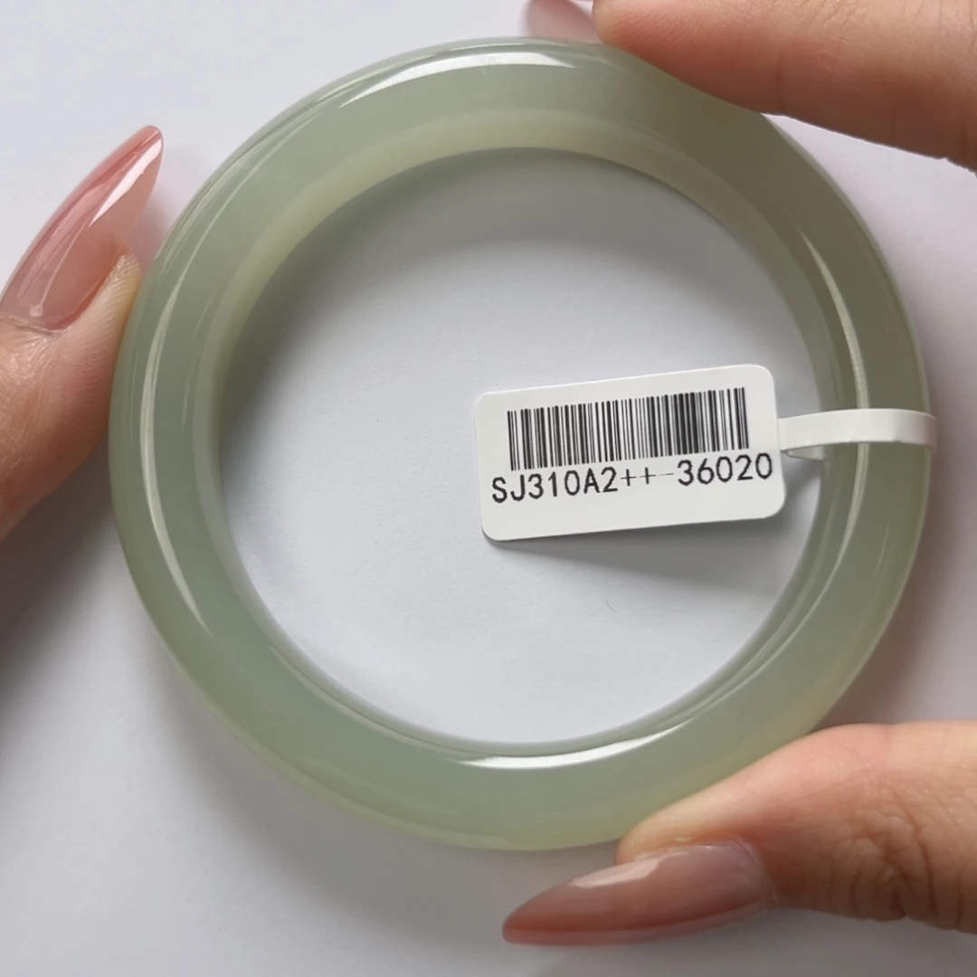 和田玉手镯未镶嵌60