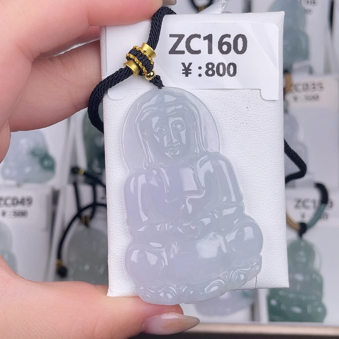 翡翠未镶嵌颈饰zc160