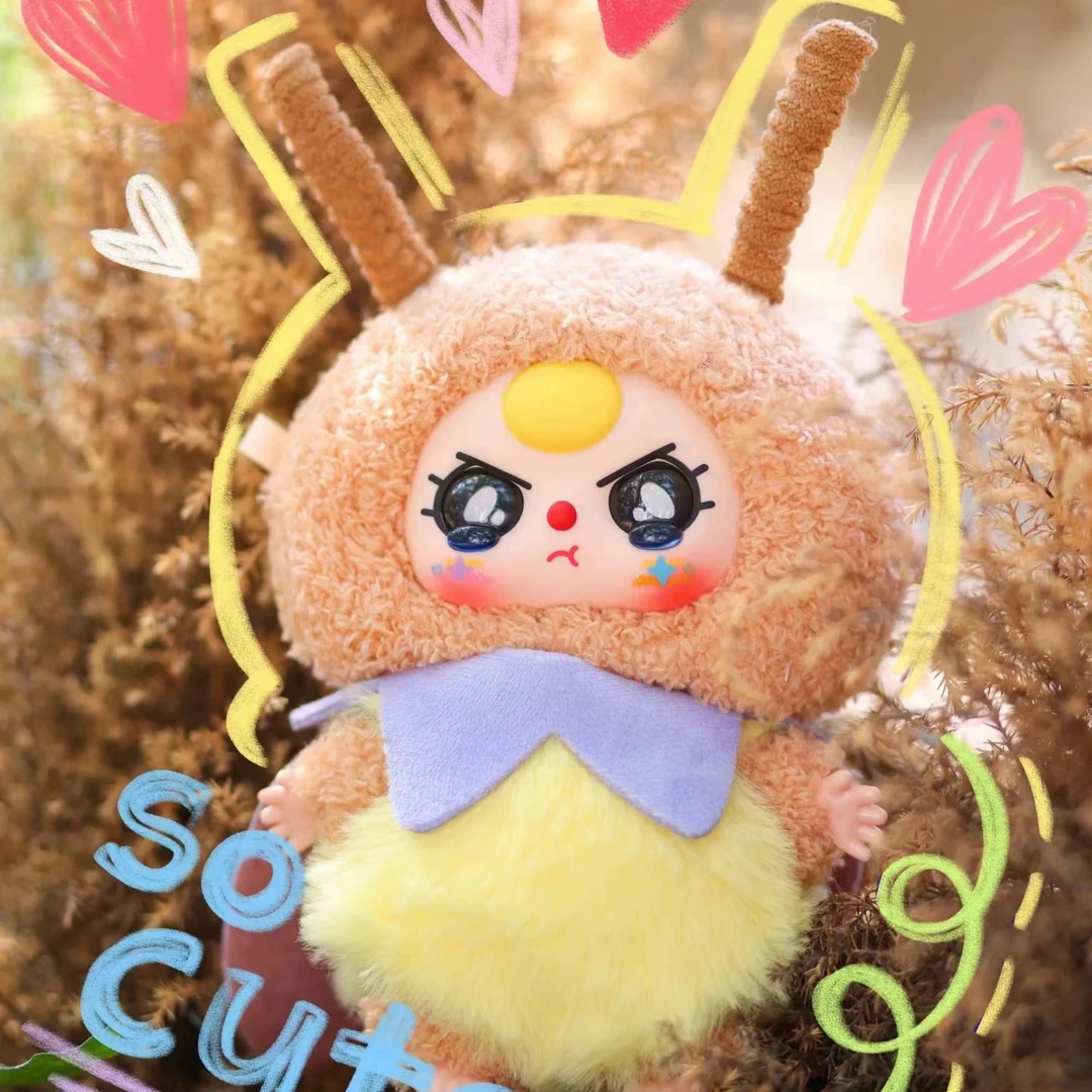 娃三岁babythree小精灵elf盲盒公仔盲盒毛绒玩具