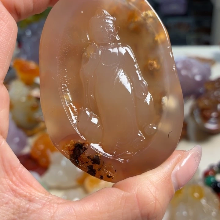 玛瑙/玉髓未镶嵌吊坠(不含链)