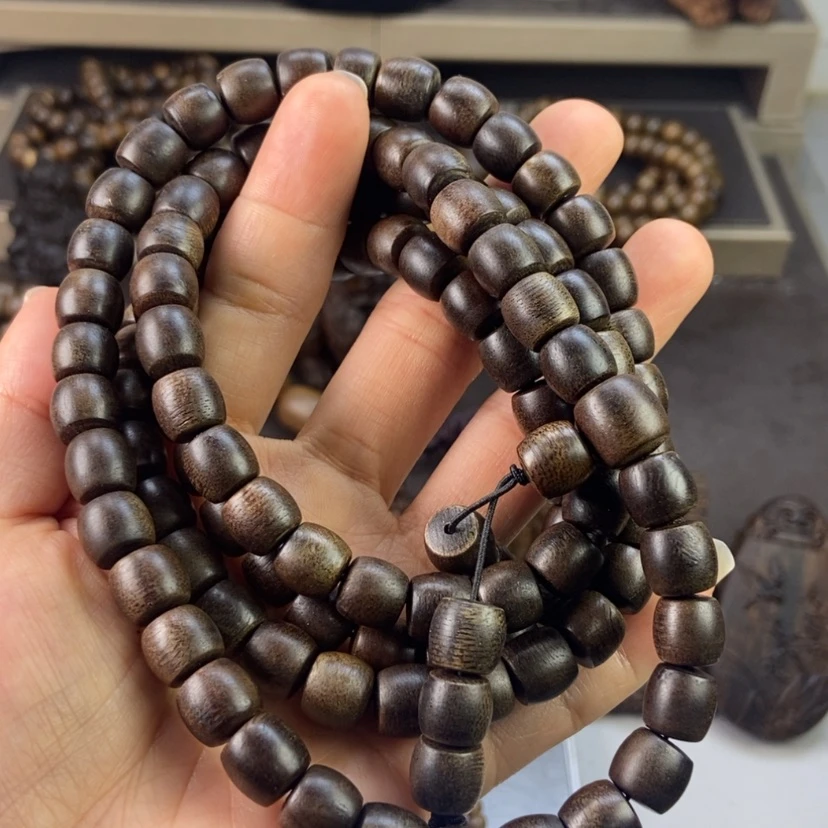 【闪购商品】沉香手串国**强越南芽庄白奇楠