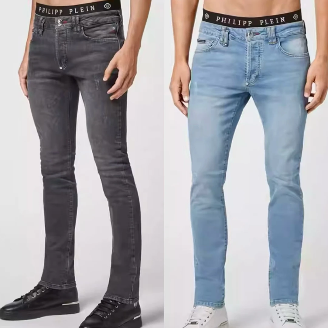 未使用 Philipp Plein pp男士休闲牛仔裤/P5300
