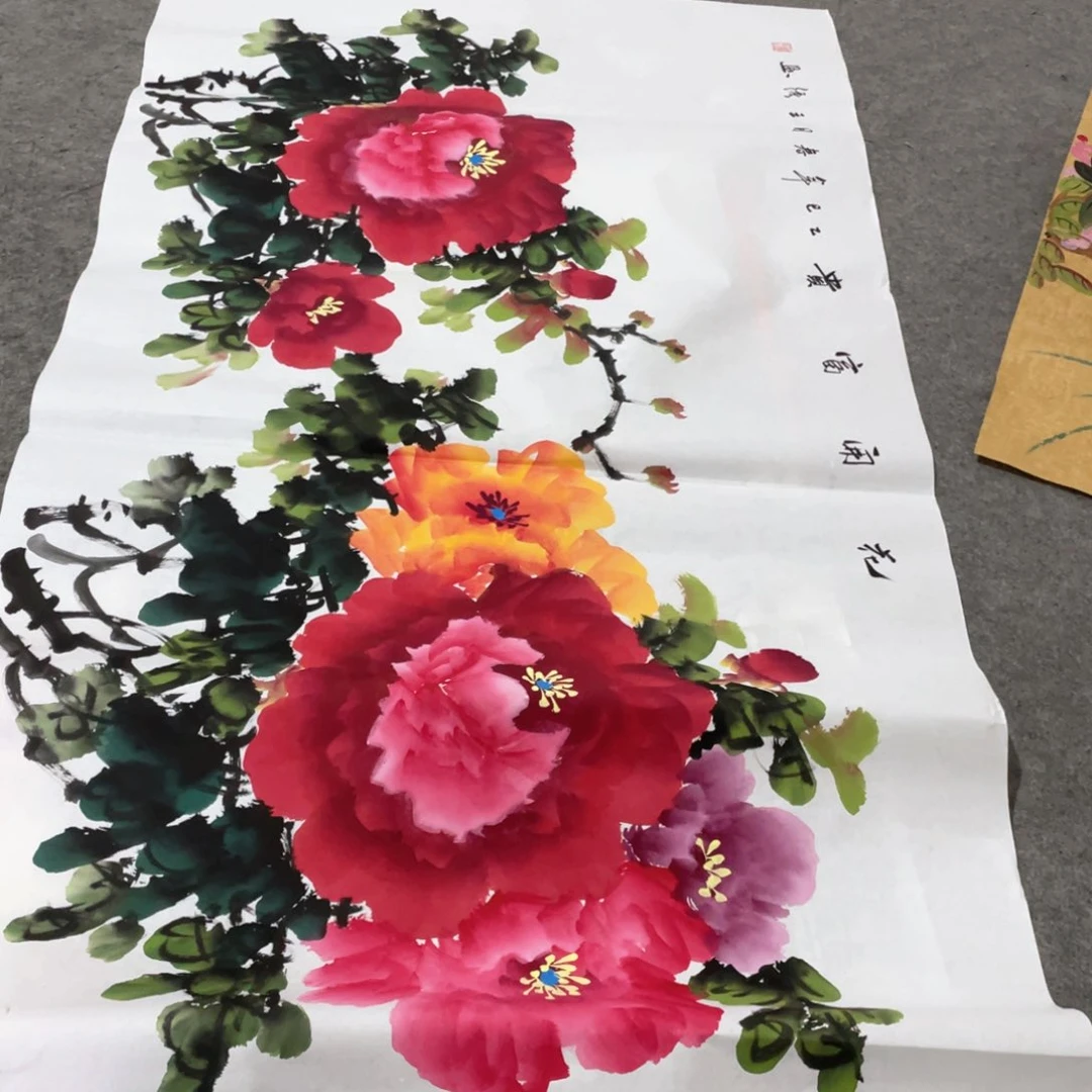 国画国画作品画心一张
