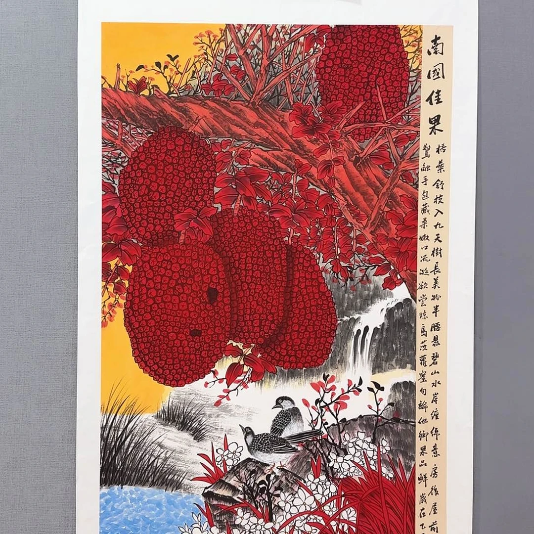 国画真人手绘国画精品