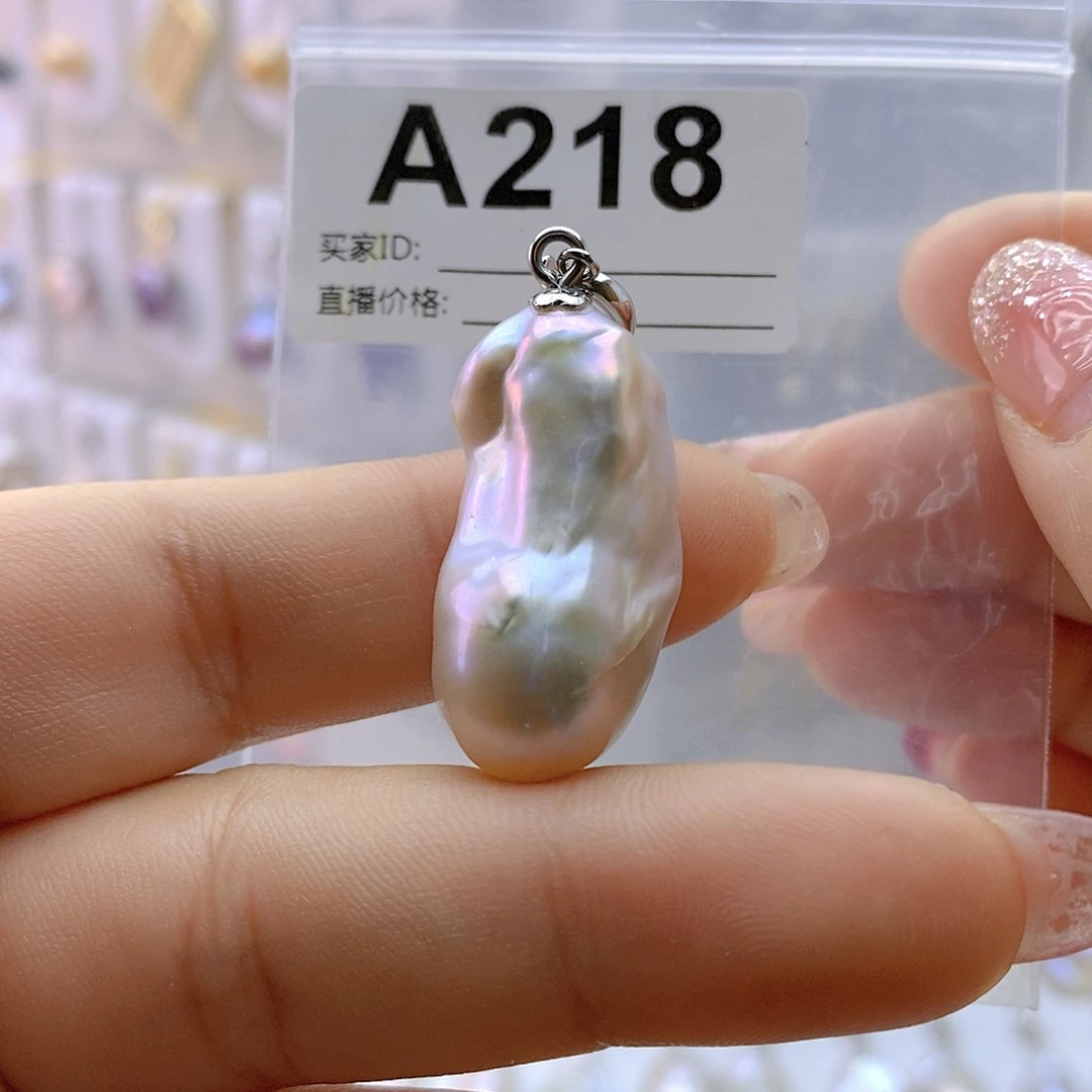 淡水珍珠颈饰银S925镶嵌