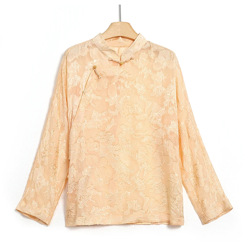 新中式国风香云纱衬衫   242038PP