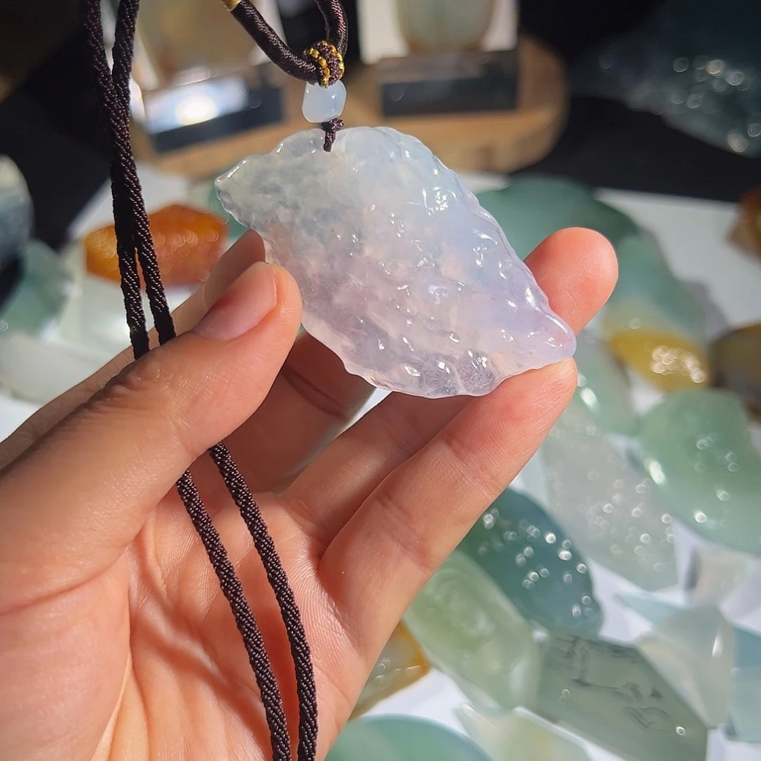 九***明未镶嵌定制翡翠天然缅甸A货翡翠