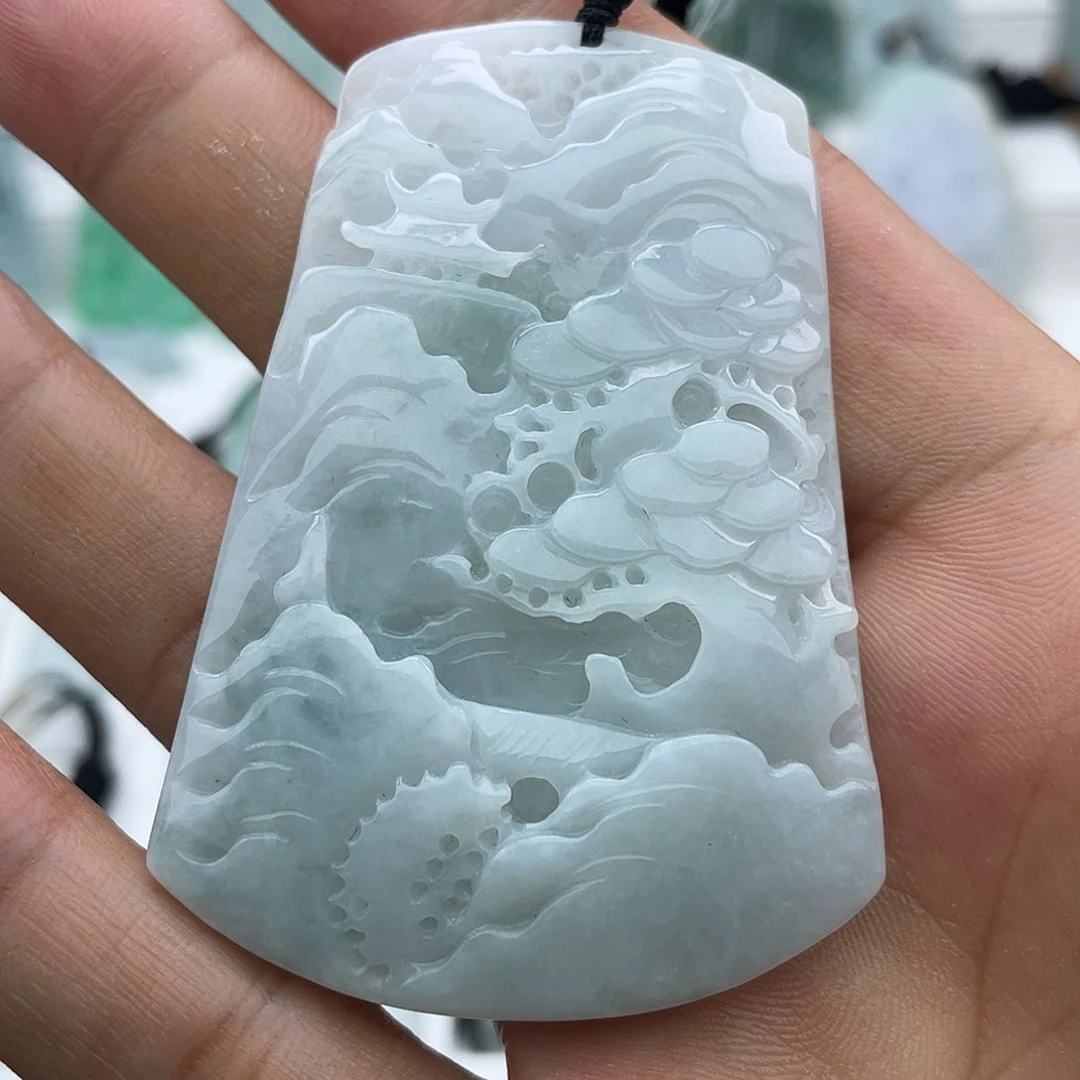 颈饰未镶嵌翡翠翡翠
