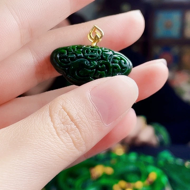 翡翠银S925镶嵌耳饰多样性