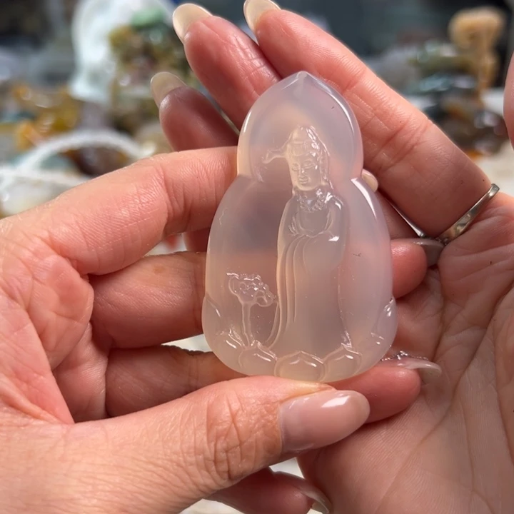 玛瑙/玉髓吊坠(不含链)未镶嵌