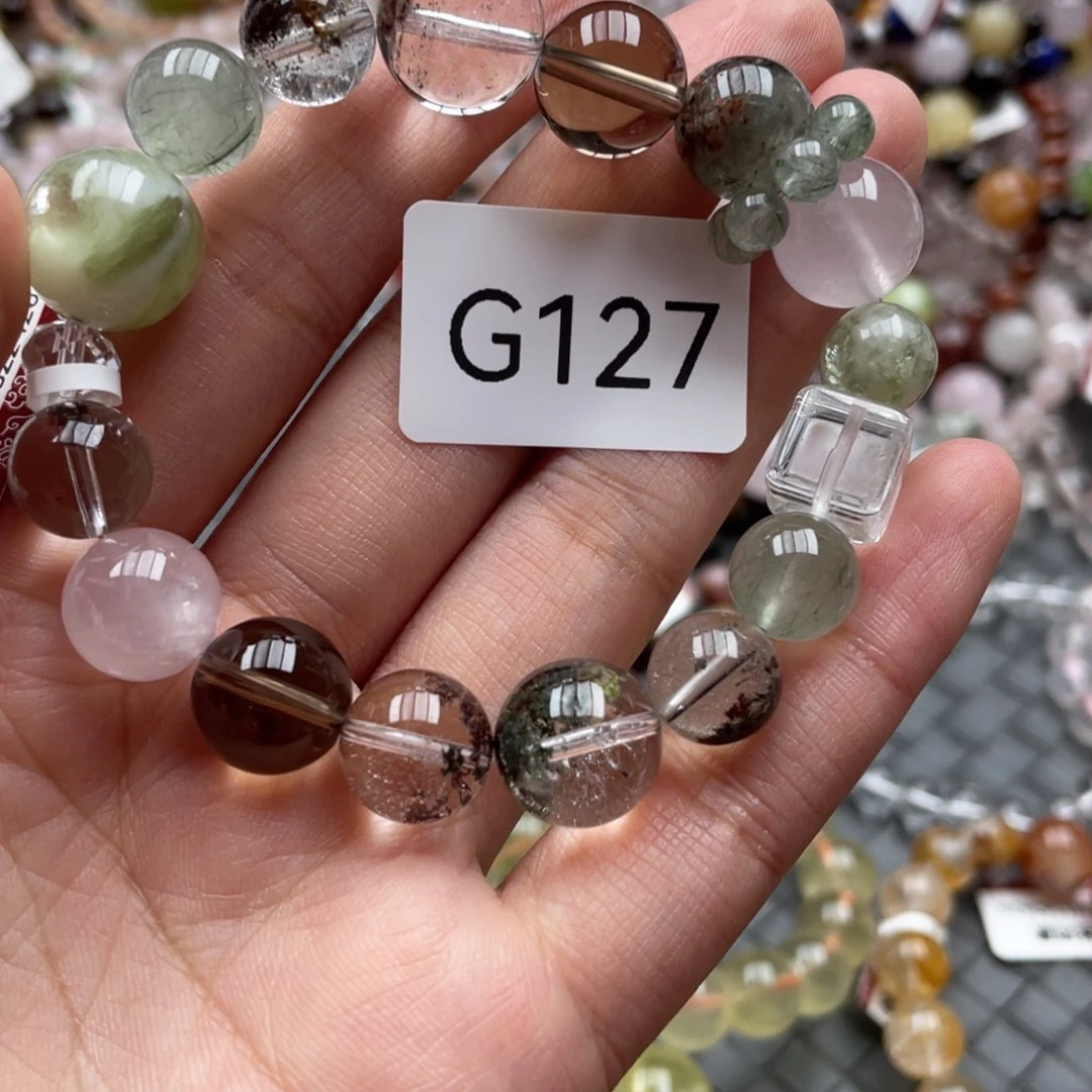 未镶嵌手串水晶多样性