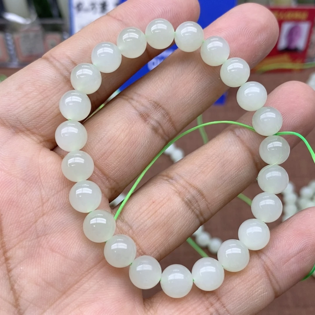 未镶嵌手串和田玉卡8