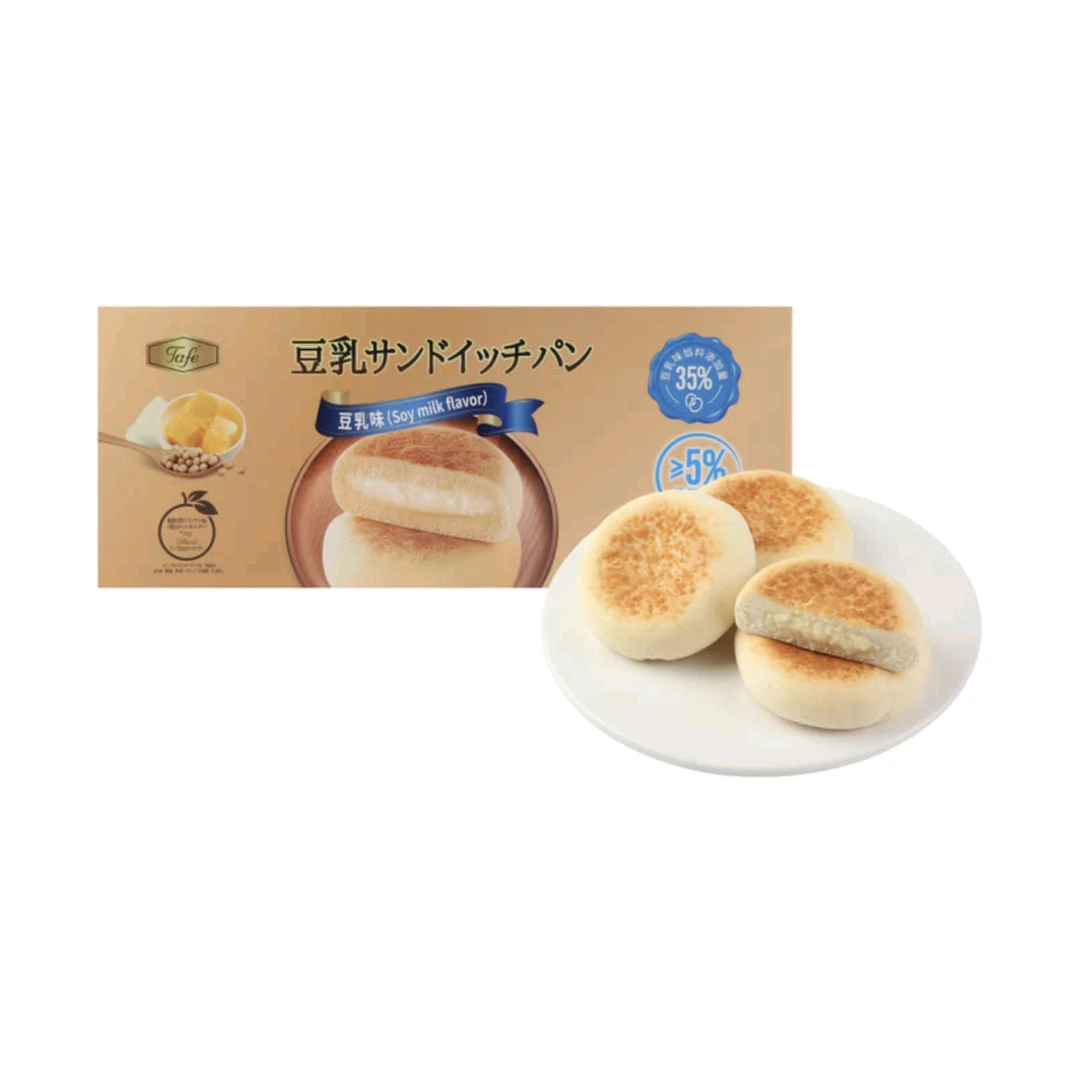 山姆代购Tafe豆乳夹心面包1kg豆乳味点心早餐下午茶充饥便携糕