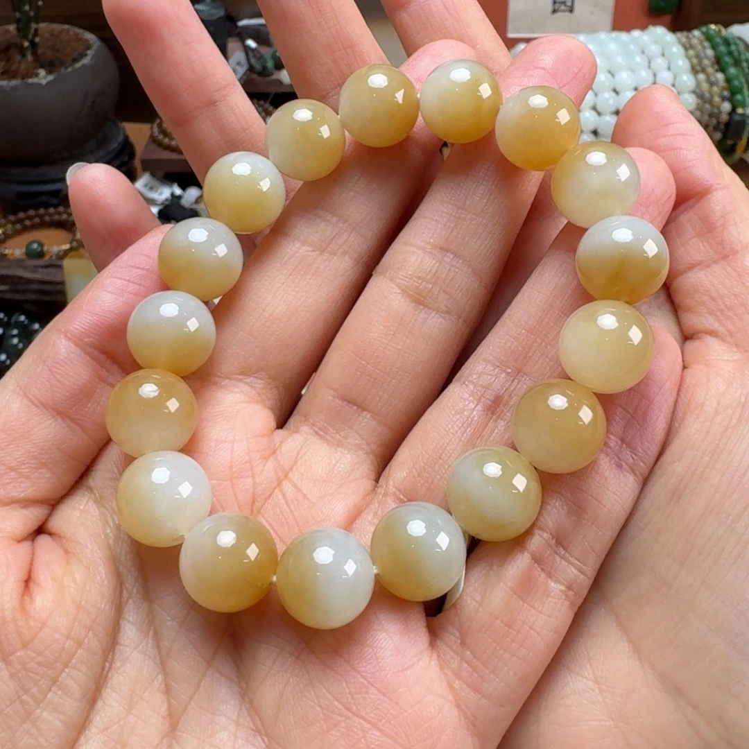 阿****和田玉（糖玉）未镶嵌手链