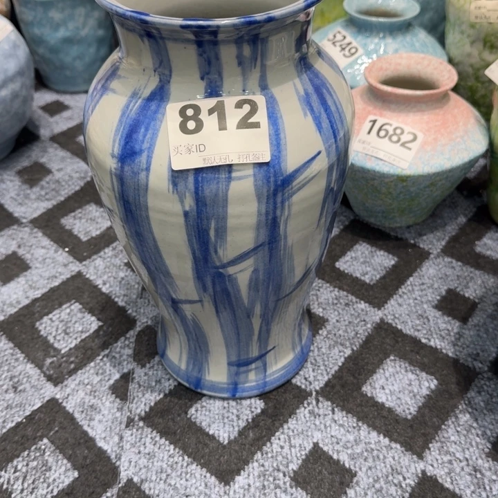 N***N瓷片景德镇高温花器编码812高34高12默认无孔