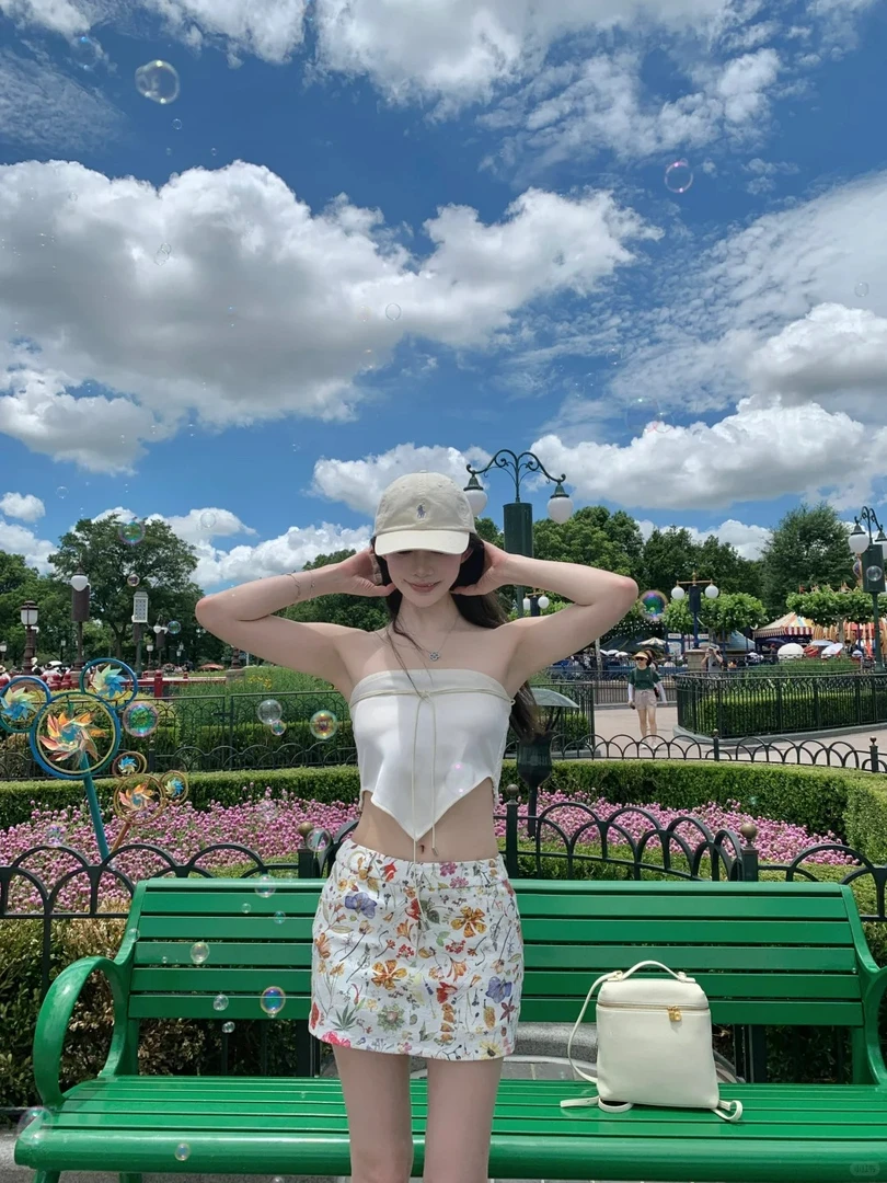高级感不规则纯欲气质白色绑带抹胸背心女夏季新款韩系提花半身裙