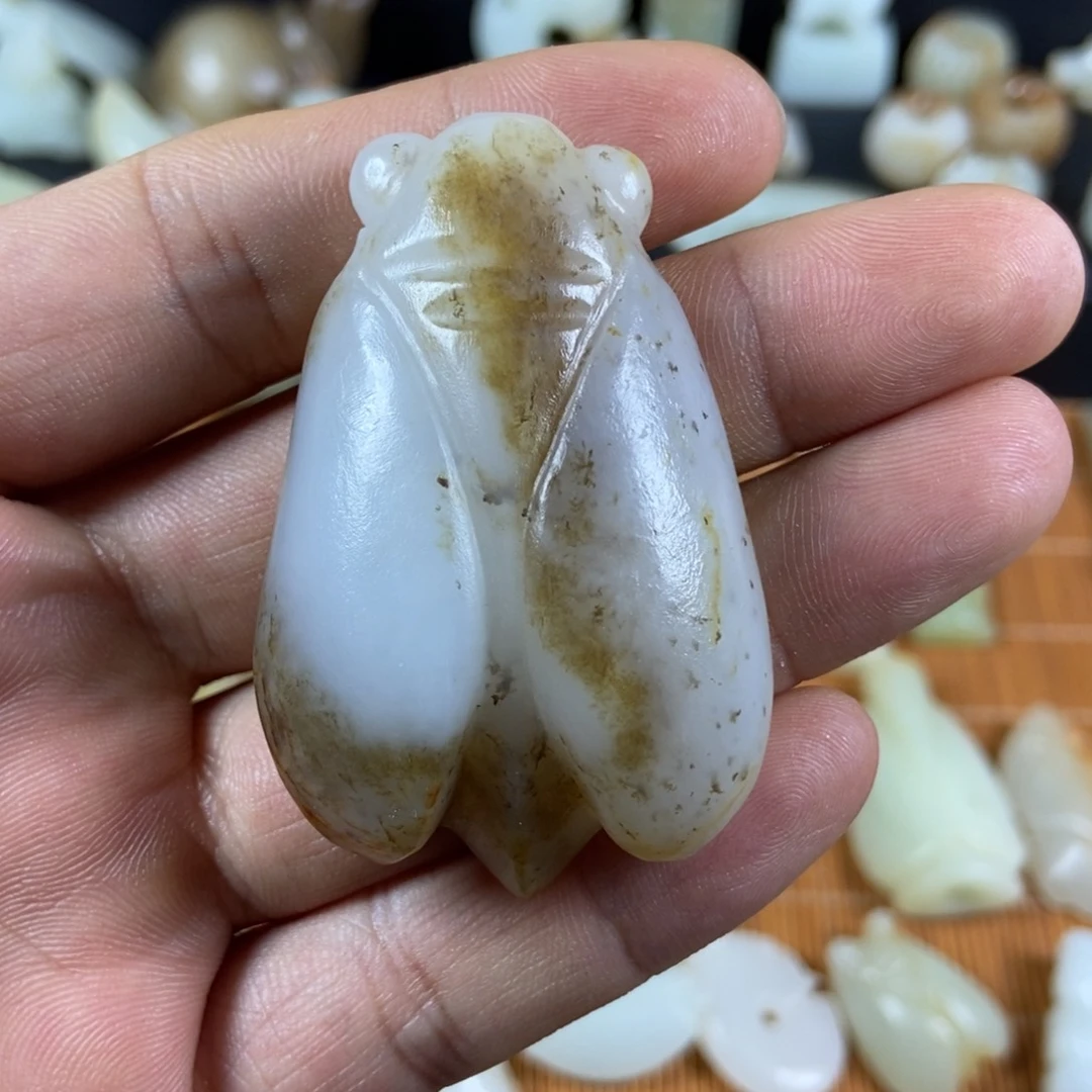 颈饰未镶嵌和田玉十*子