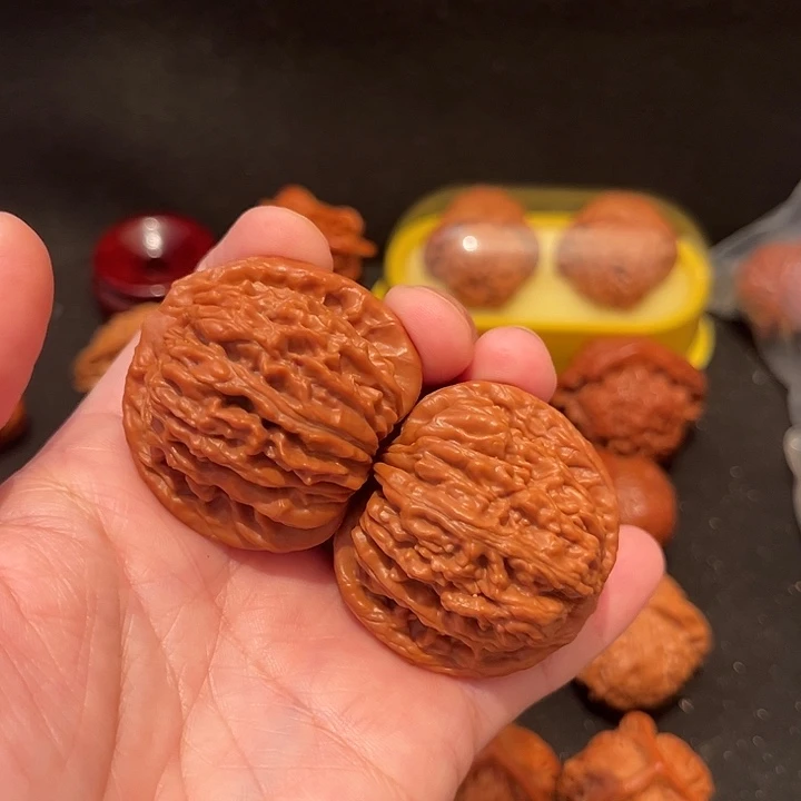 胖***龙把件文玩核桃四座楼