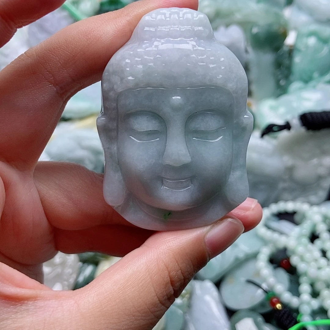 翡翠未镶嵌吊坠(不含链)1