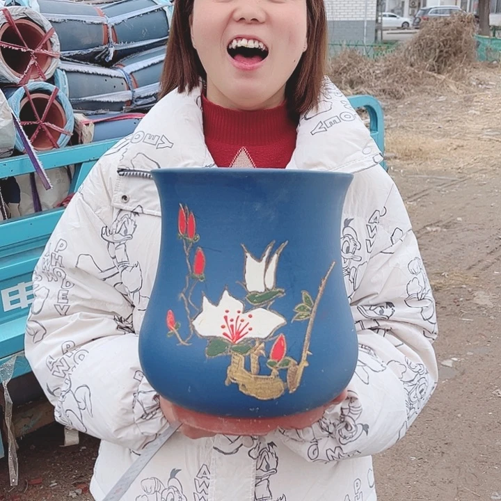 紫砂花盆宜兴紫砂花盆