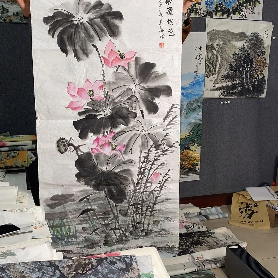 国画手写手绘国画作品99