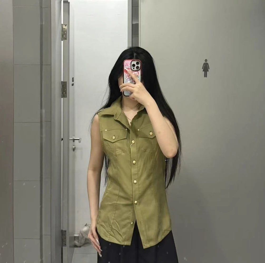 99新 BALMAIN/巴尔曼 有奢友得严选丨36码巴尔曼绿色短袖00700