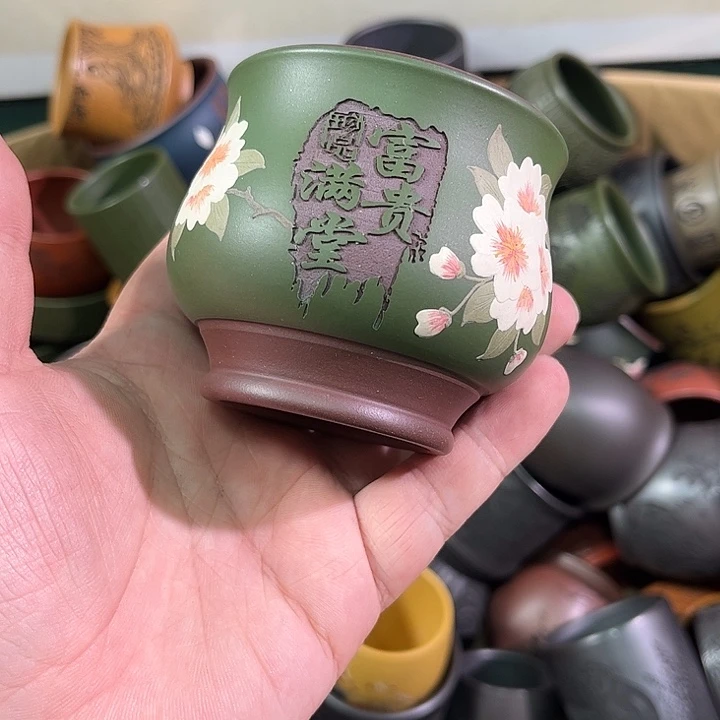 茶杯紫砂全手工紫砂主任杯
