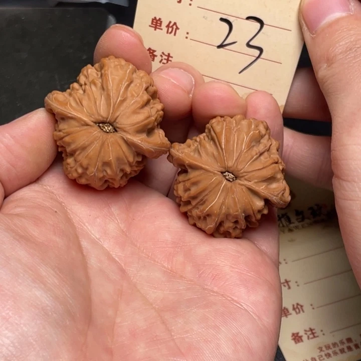 文玩核桃把件磨盘38尺全品白茬23