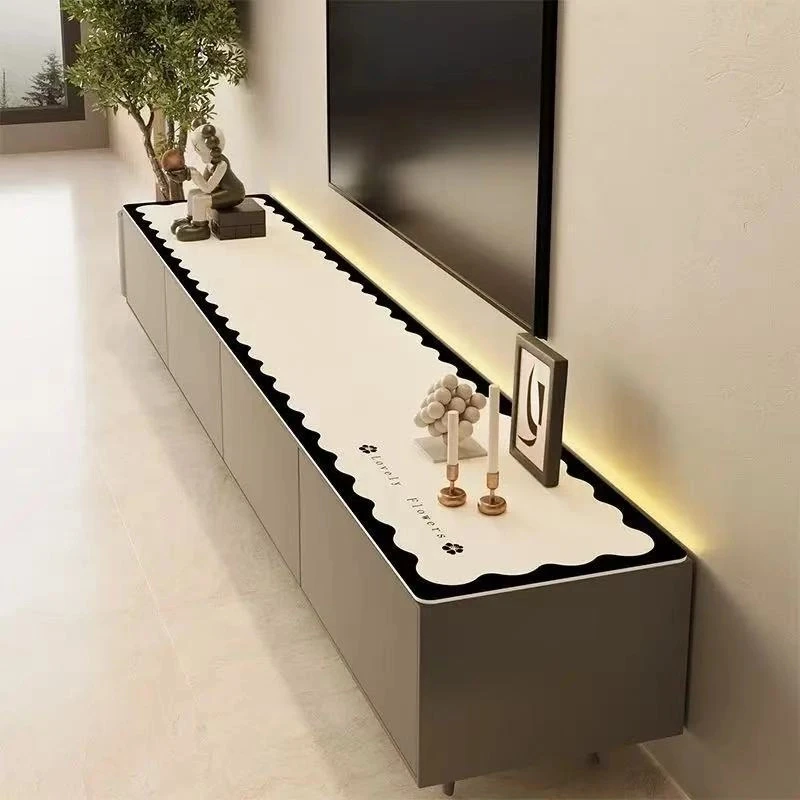 电视柜台面保护垫轻奢高级感长条桌垫餐边柜桌垫鞋柜垫子酒柜