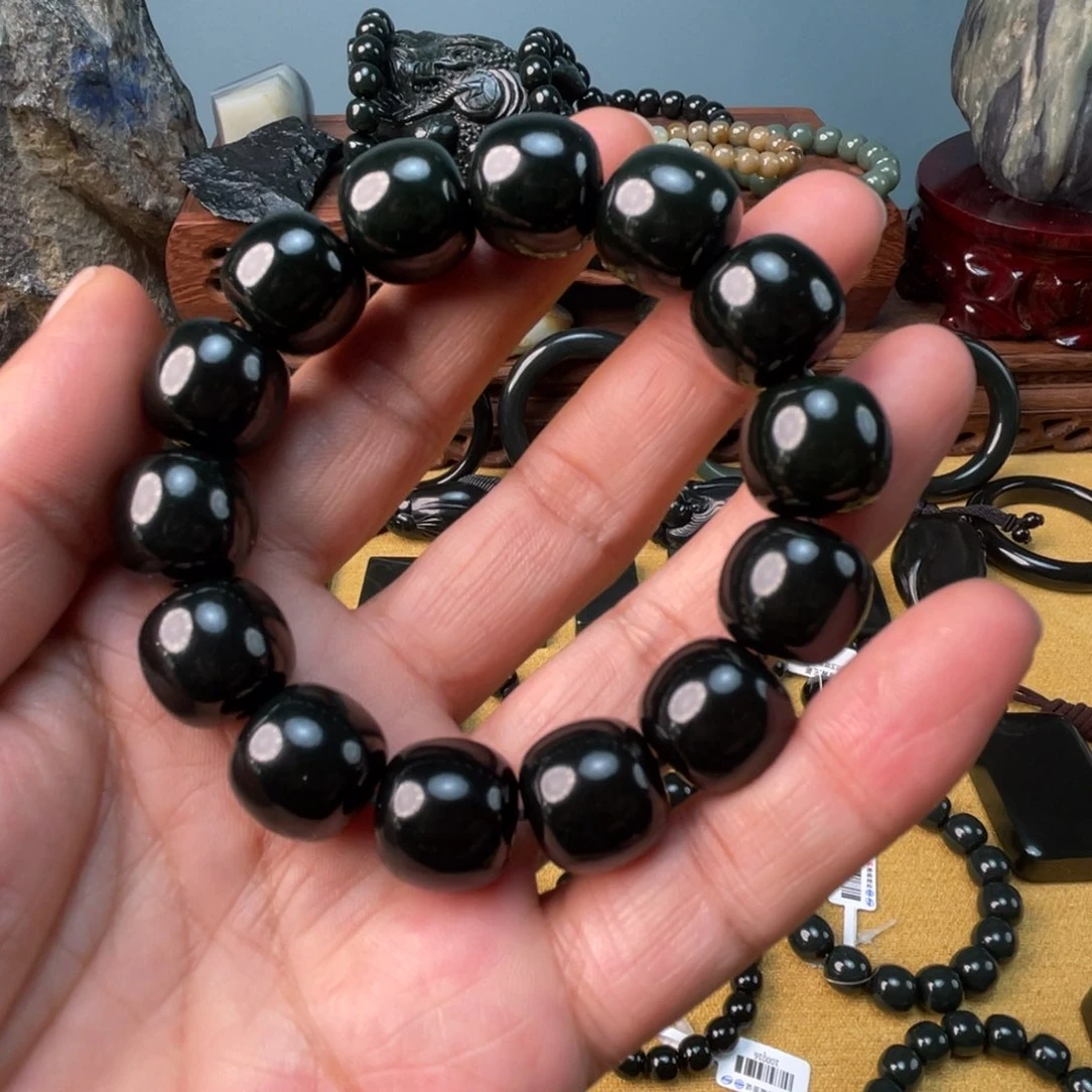 和田玉手链未镶嵌幸***1