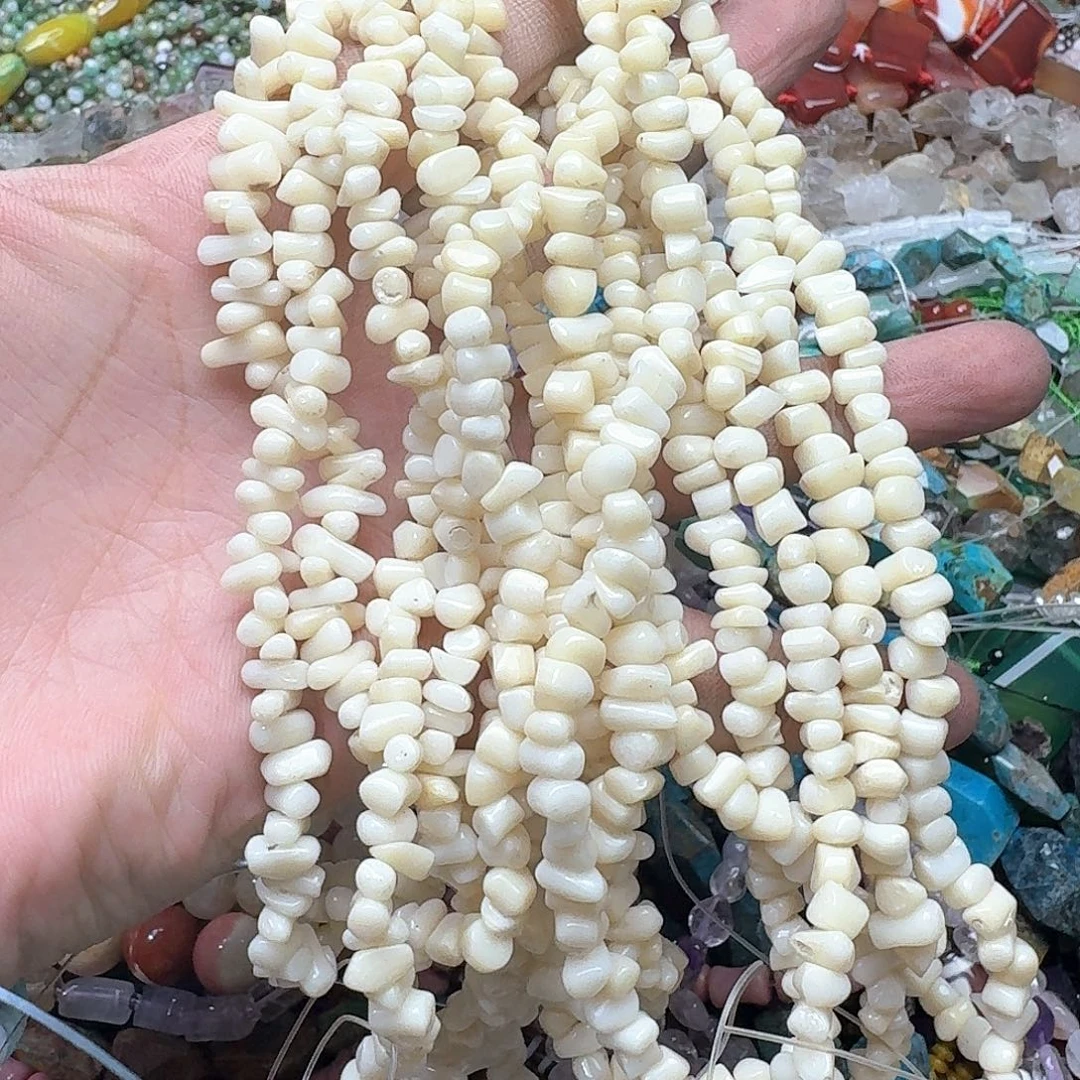 玛瑙/玉髓合金珠宝半成品一条5mm三姑娘