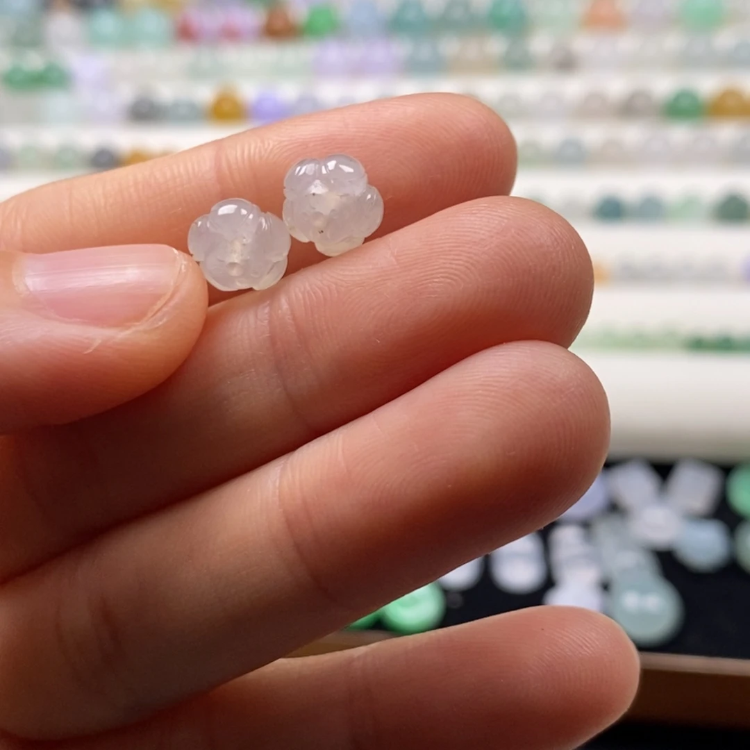 翡翠散珠卡8×5.4冰莲花一组