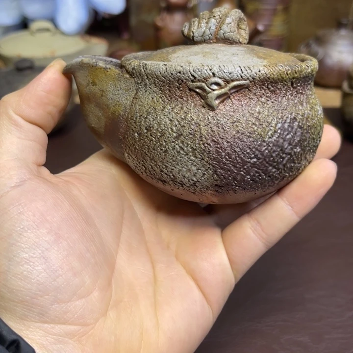 岩本哲也荒肌宝瓶备前烧