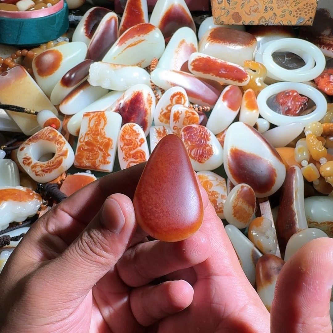 和田玉挂件未镶嵌用****1