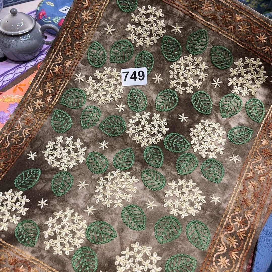 规格30，40刺子绣茶席