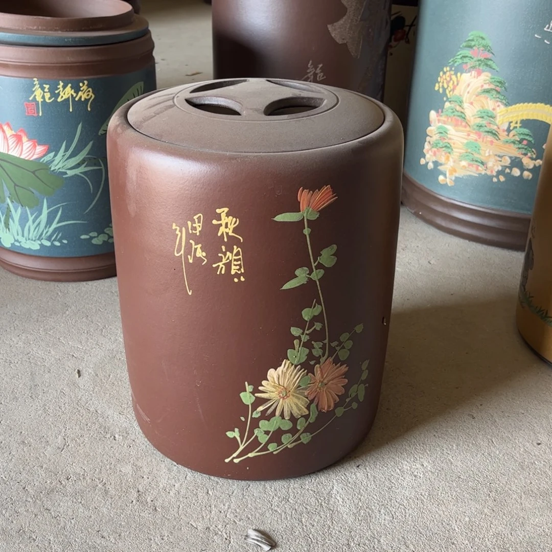 紫砂茶叶罐10-12饼茶叶罐