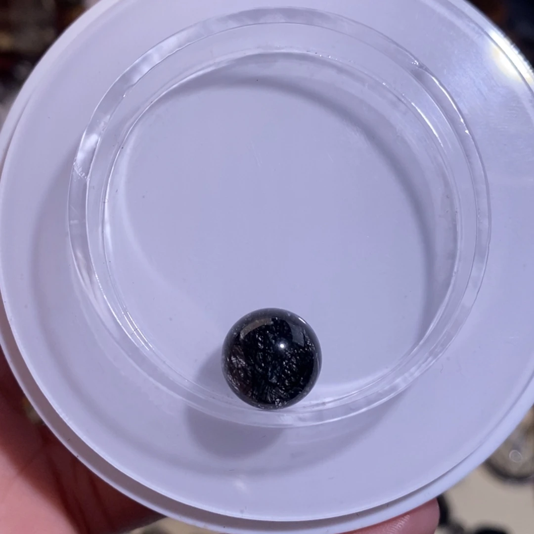 手链水晶未镶嵌黑发晶全透体满发蕾丝12mm毕业级